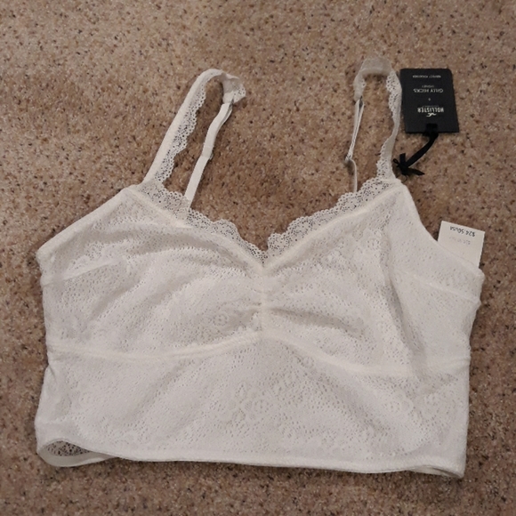 Gilly Hicks Unlined Bralette Navy Top 